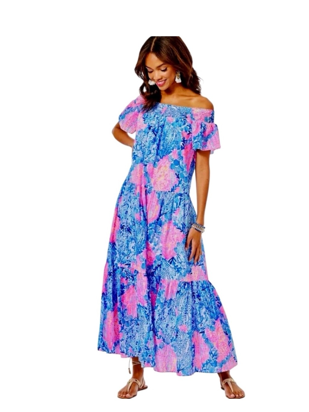 🦄Lilly Pulitzer Dezi Maxi Dress🦄 - Picture 2 of 4